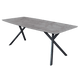 Table de salle à manger Lova Gris béton