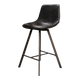 Tabouret de plan de travail Ziggy Noir 1 place