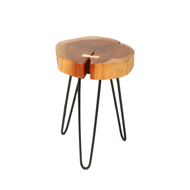 Table d'appoint LOUKA coloris acacia