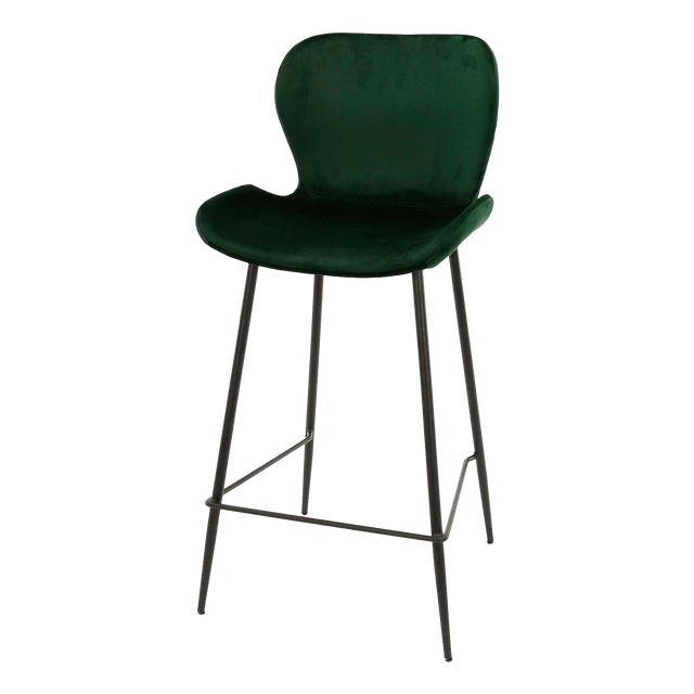 Tabouret de plan de travail TOBY coloris vert sapin