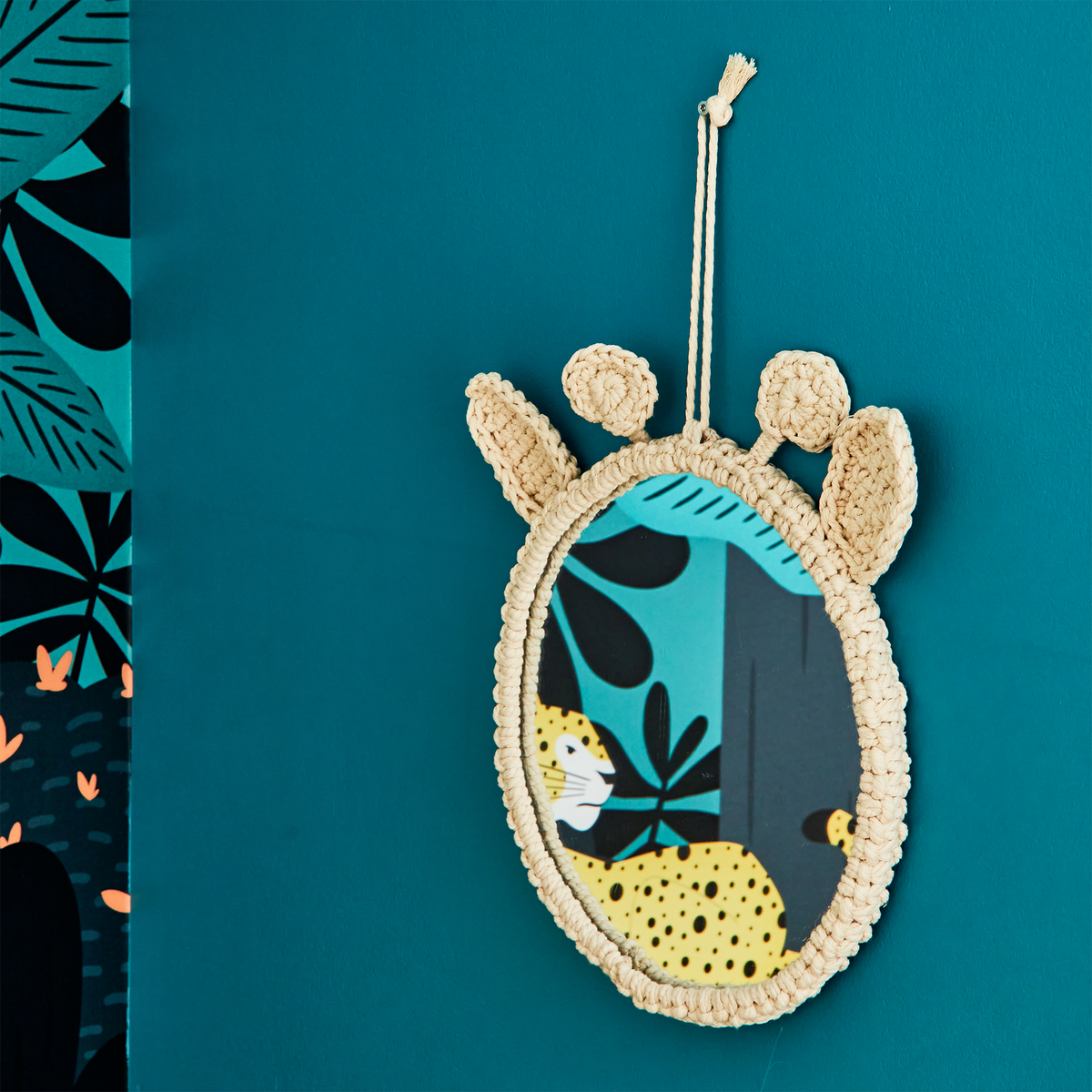 Miroir enfant Olgi Beige