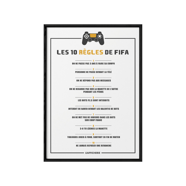 LES RÈGLES D'OR DE FIFA
