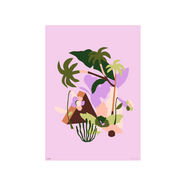 Sergeant Paper Affiche HERBES FOLLES A3 30 x 42 cm