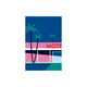 SERGEANTPAPER Affiche Palm spring hotel a3 Bleu, rose et vert