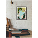 SERGEANTPAPER Affiche Toscane a3 Bleu, vert et jaune