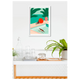SERGEANTPAPER Affiche St barthelemy a3 Vert et orange