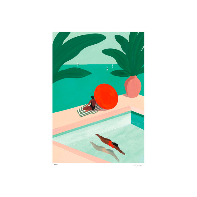 Sergeant Paper Affiche ST BARTHELEMY A3 30 x 42 cm