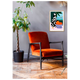SERGEANTPAPER Affiche Lanzarote a3 Vert, orange et bleu