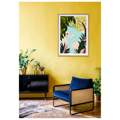 SERGEANTPAPER Affiche Toscane Bleu, vert et jaune