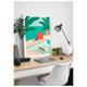 SERGEANTPAPER Affiche St barthelemy Vert et orange