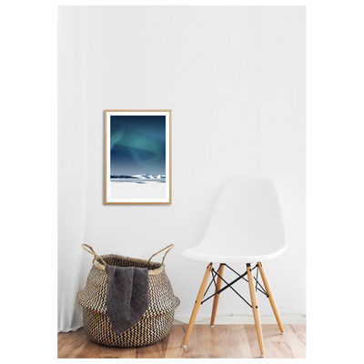 SERGEANTPAPER Affiche Saariselka a3 Bleu et vert