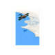 SERGEANTPAPER Affiche L'aeropostale, casablanca a3 Bleu et beige