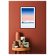SERGEANTPAPER Affiche Antarctique a3 Bleu et beige