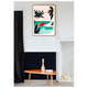 SERGEANTPAPER Affiche Coconut groove Beige et vert