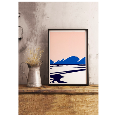 SERGEANTPAPER Affiche Ailleurs 5 a3 Beige et bleu