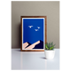 SERGEANTPAPER Affiche Ailleurs 1 a3 Bleu et beige