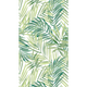 Papier peint panoramique L Lumia Vert feuille Satiné