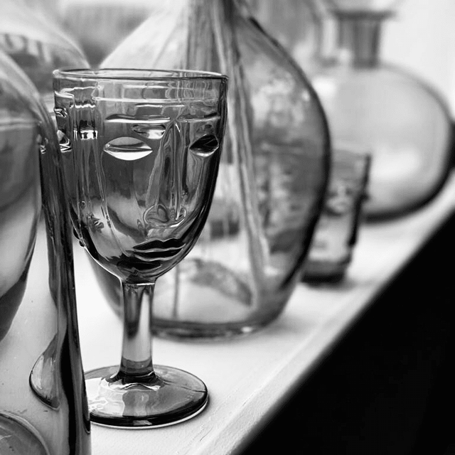 Opjet Verre FACE GLASS HIGH CLAIR coloris transparent