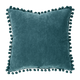 Coussin Bommel Vert canard