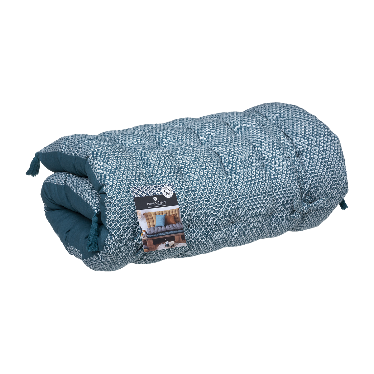 Coussin de sol Otto Bleu canard