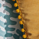 Coussin Bommel Ocre