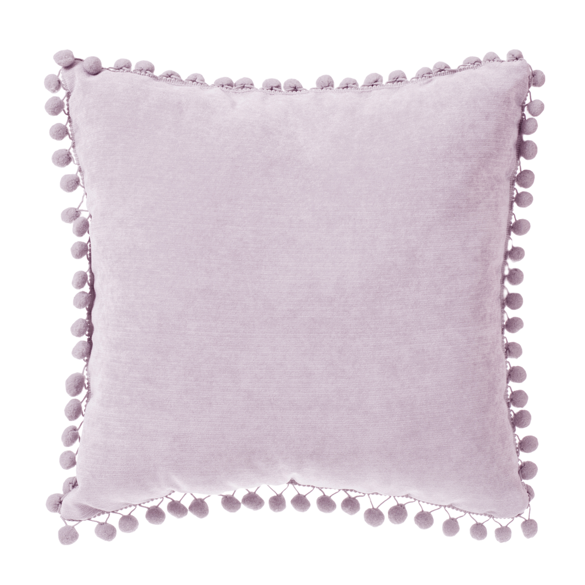 Coussin Bommel Rose clair