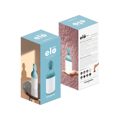 Lampe à poser Elo baby Bleu lagon