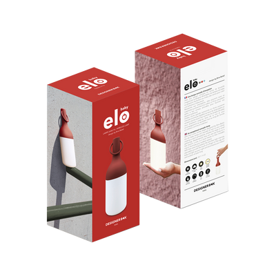 Lampe à poser Elo baby Terracotta