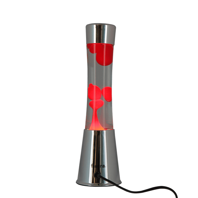 Fisura Lampe à lave LAVA SILVER coloris argent 39,5 x 11 cm