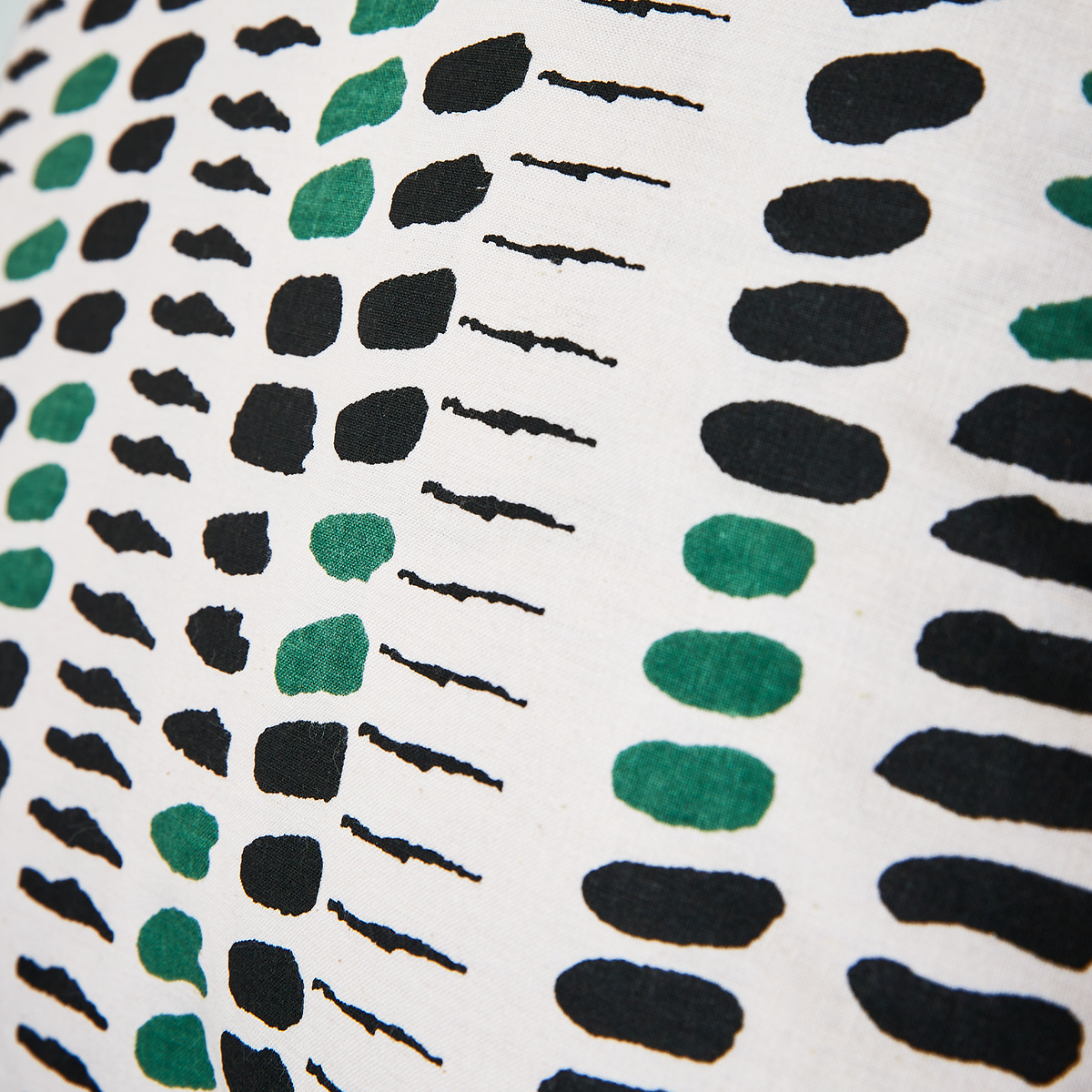 CONSTELLE Housse de coussin Alaia Noir/vert