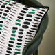 CONSTELLE Housse de coussin Alaia Noir/vert