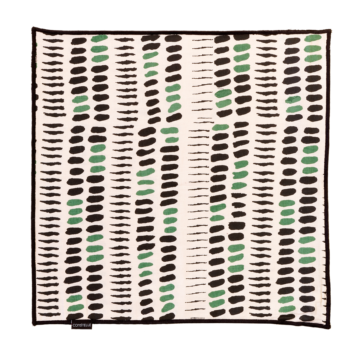 CONSTELLE Housse de coussin Alaia Noir/vert