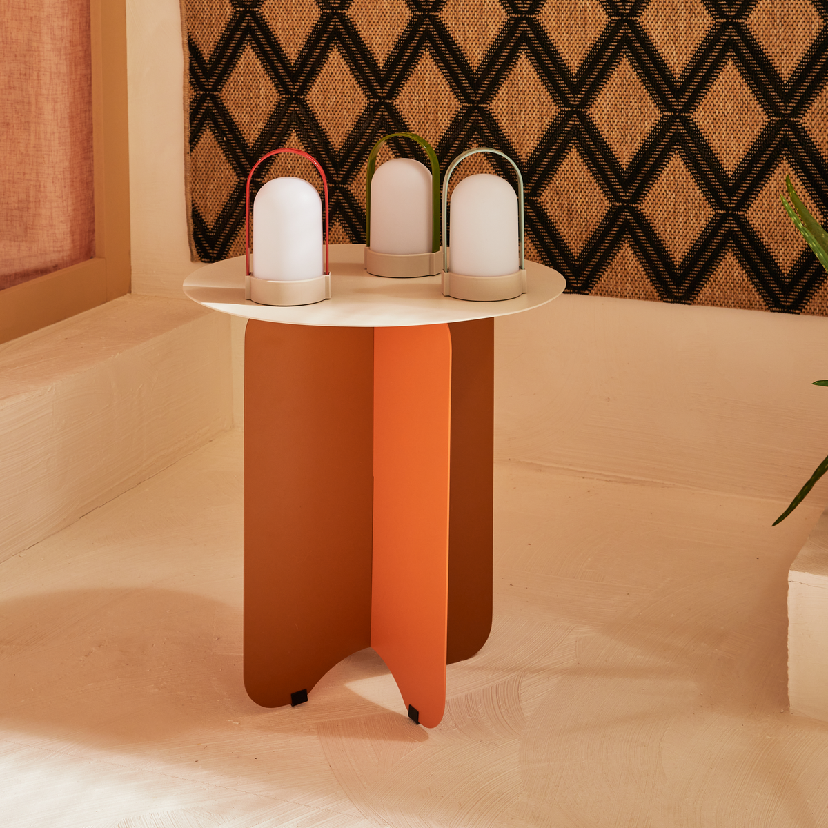 REMEMBER Lot de lampes à poser Uri Multicolore