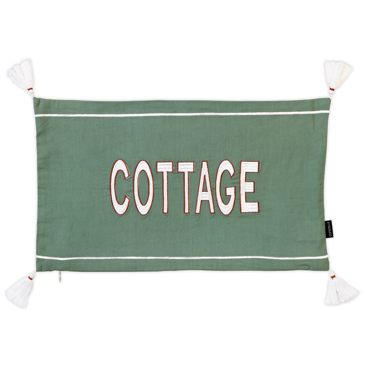 CONSTELLE Housse de coussin Elaia Vert