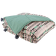 CONSTELLE Plaid coton Alaia Noir/vert