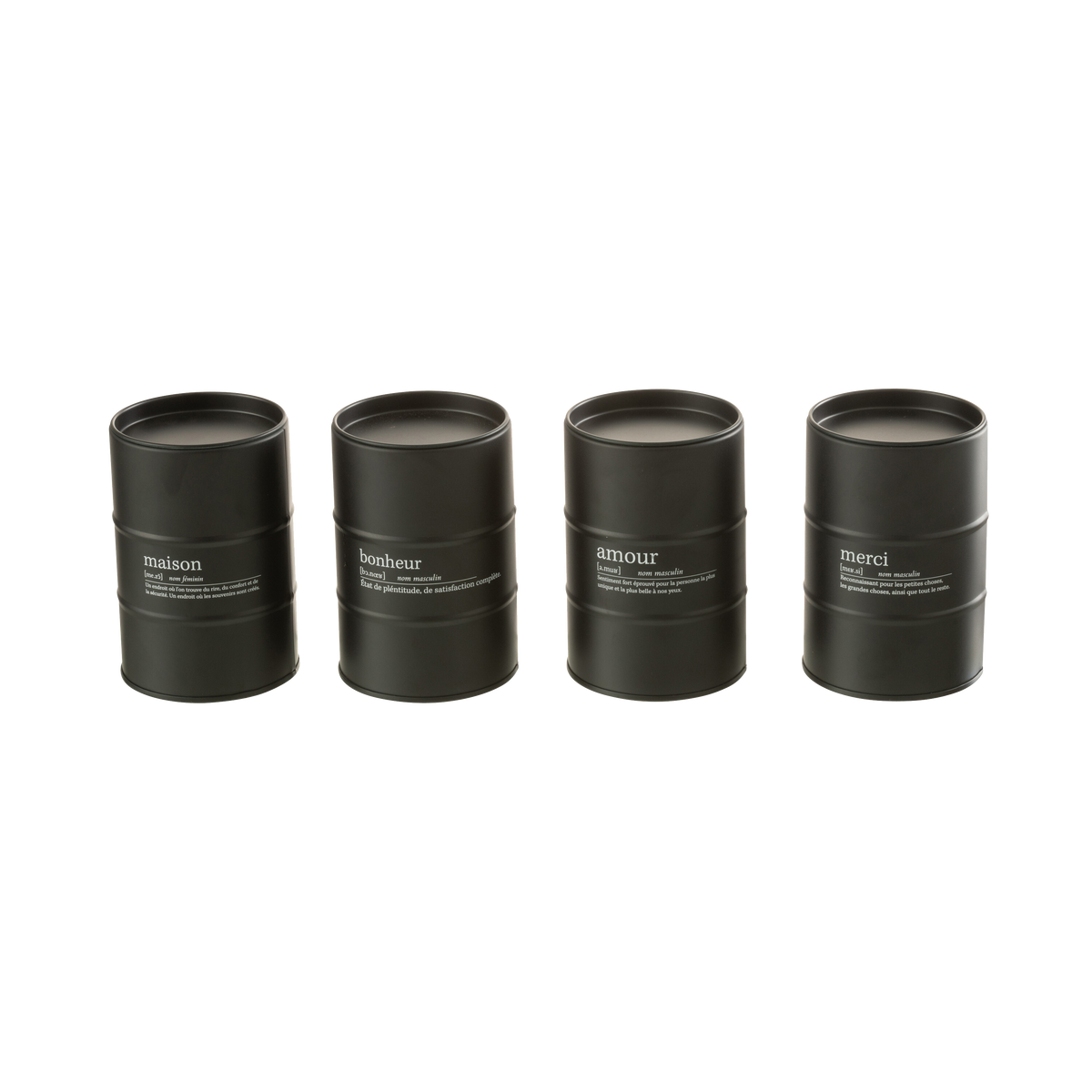 Bougie parfumée Quote Noir Mélange frais