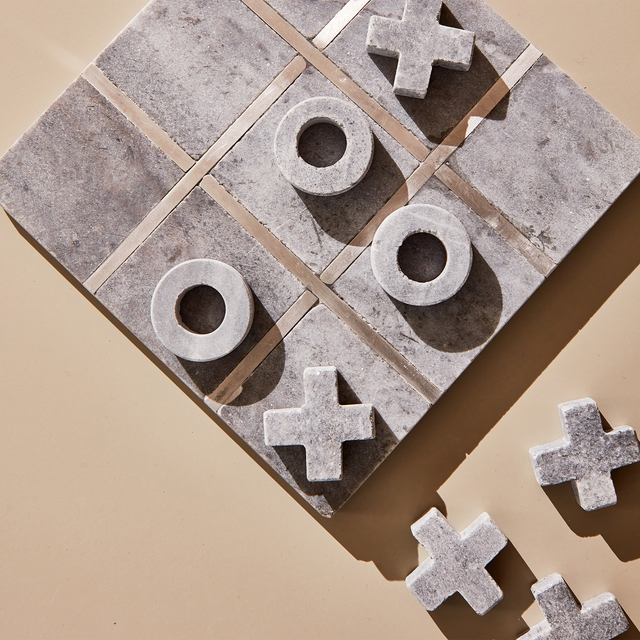 Jeu décorative TIC TAC TOE coloris multicolore