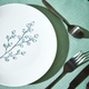 Assiette Dahli Noir
