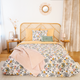 Parure de lit satin bio Wayan Ocre