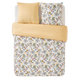 Parure de lit satin bio Wayan Ocre