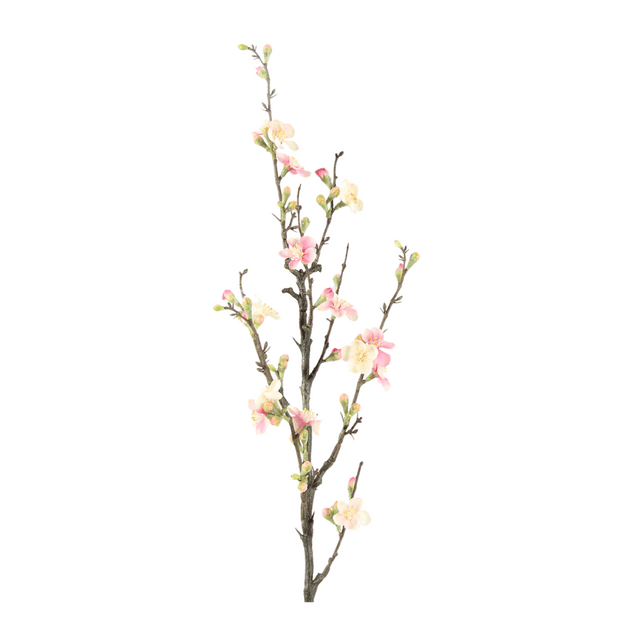 Fleur artificielle QUINCE coloris rose