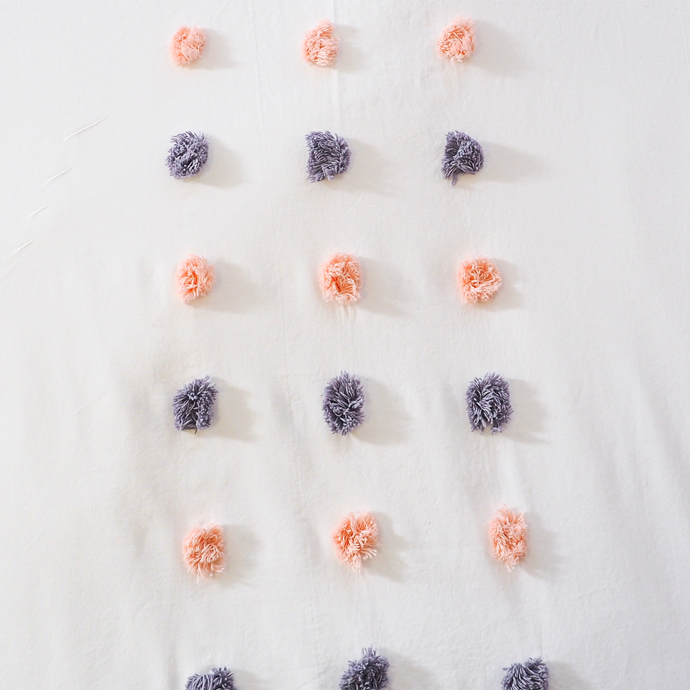 Parure de lit en toile de coton Poupie Blanc