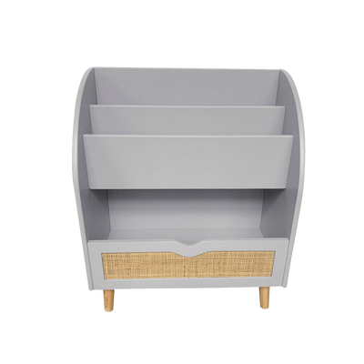 OSTARIA Bibliothèque Enfant Ezra Gris souris