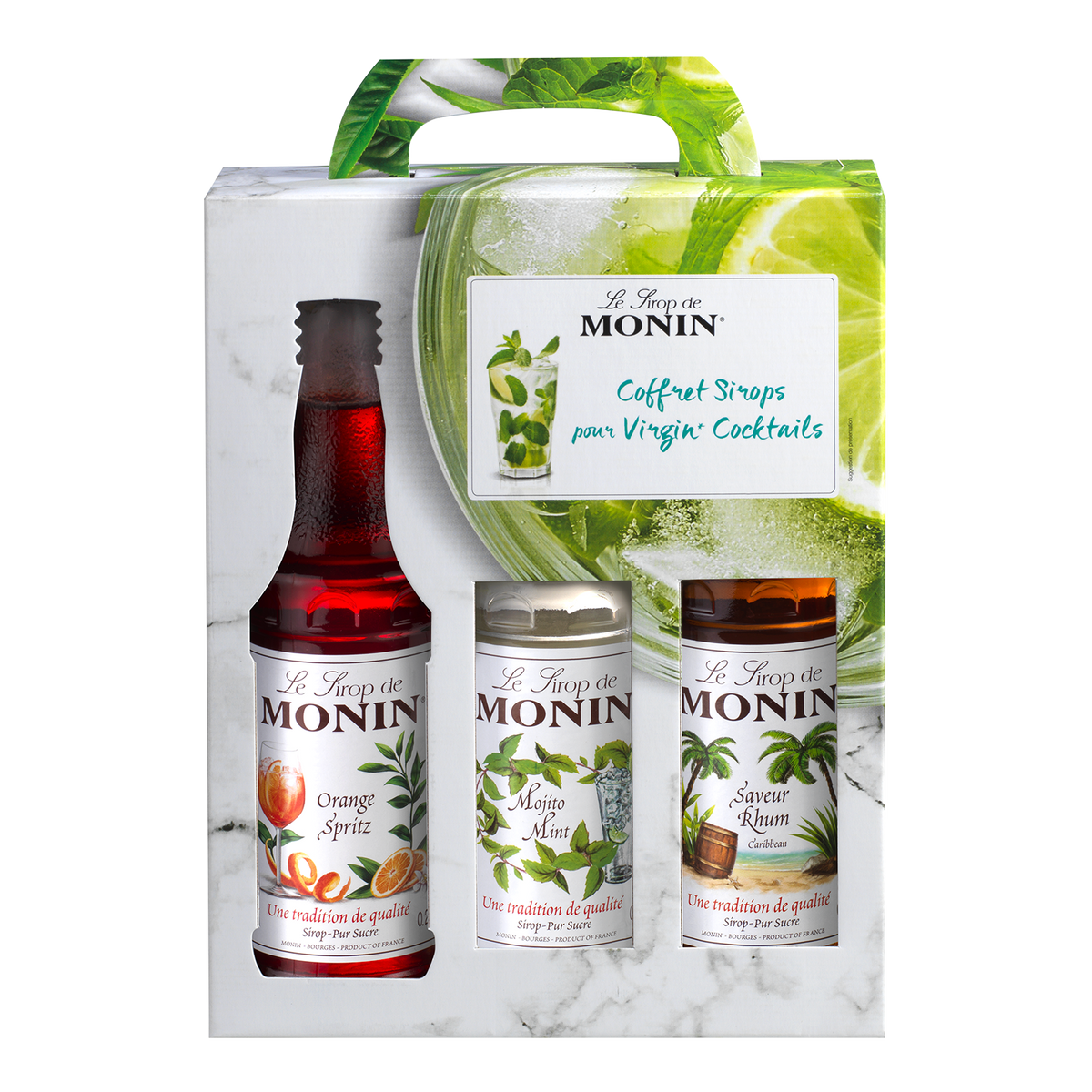 MONIN Coffret Sirops cocktail sans alcool 750ML
