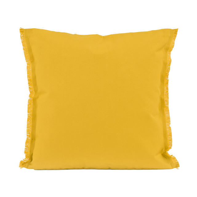 Haomy Housse de coussin BIMINI coloris curry 45 x 45 cm