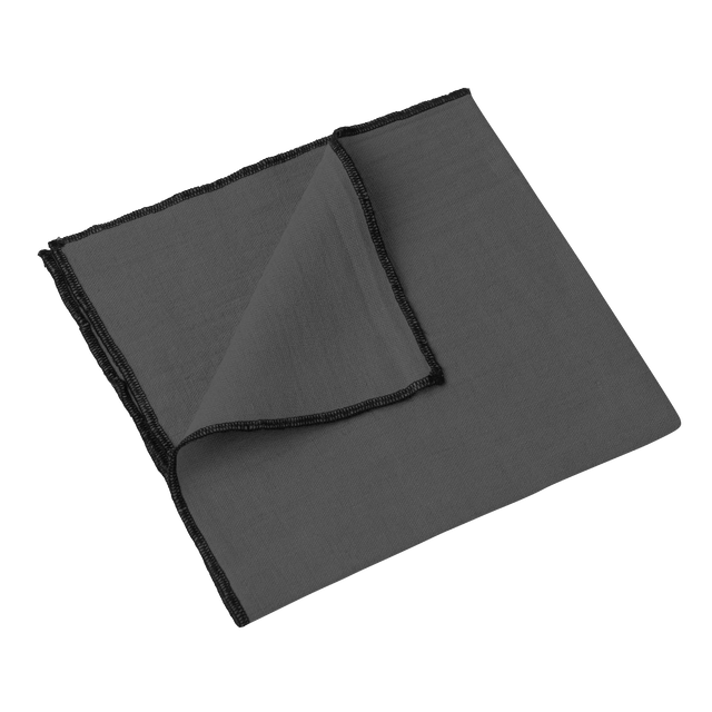 Haomy Serviette de table LETIA coloris granit 41 x 41 cm