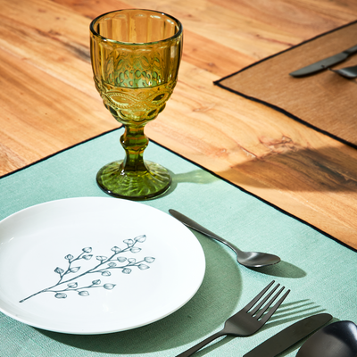 HAOMY Set de table Borgo Céladon