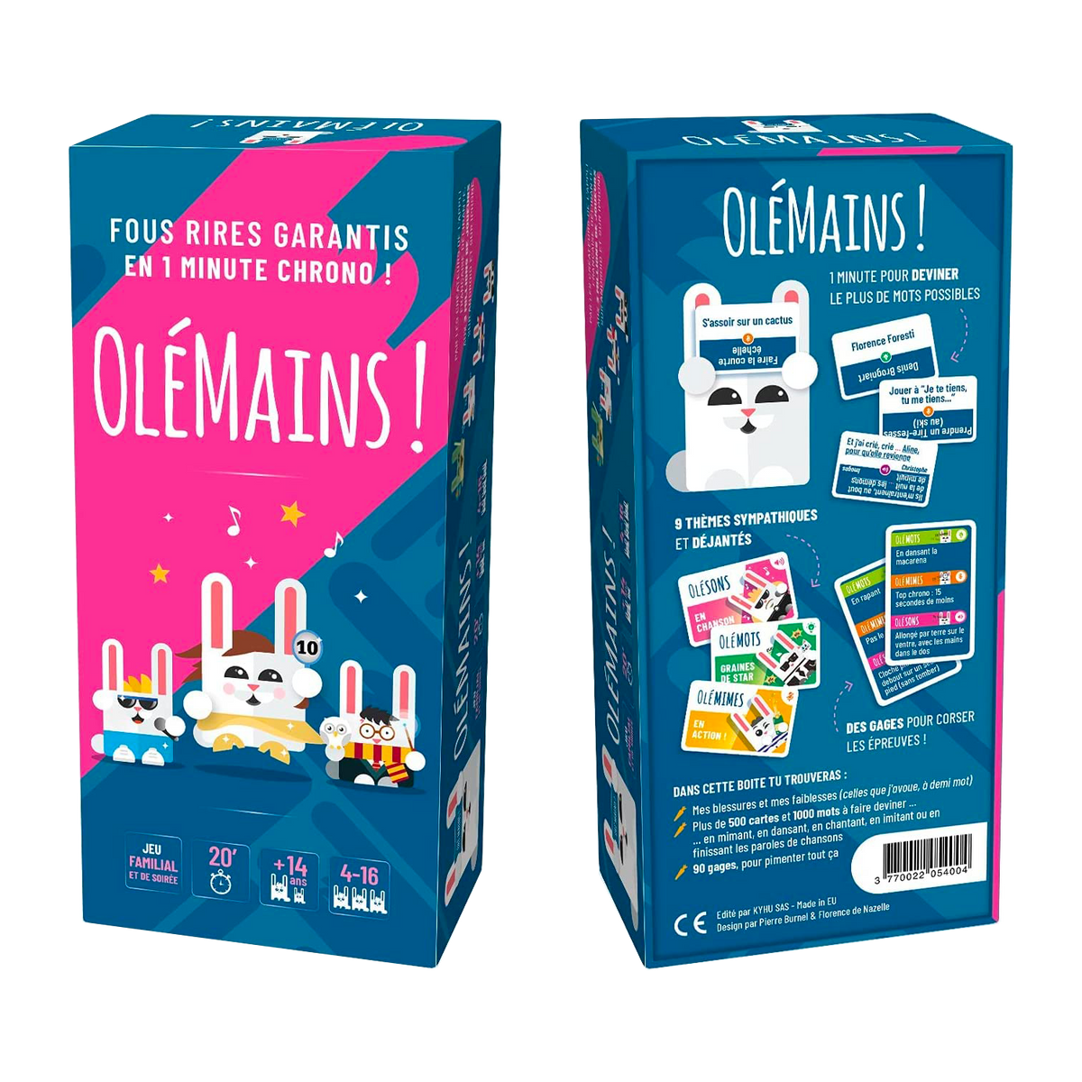 BLANC MANGER COCO Jeu de société Olémains Rose