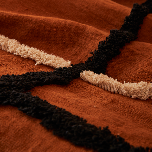 Harmony Housse d'édredon TIKRI coloris caramel