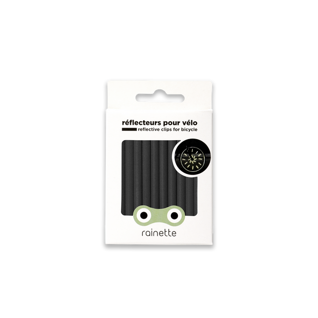 RAINETTE Accessoire de vélo RÉFLECTEURS NOIR